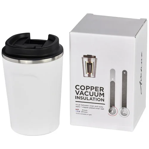 Vaso de 360 ml con aislamiento de cobre al vacío 