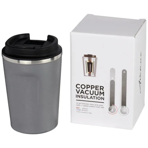 Vaso de 360 ml con aislamiento de cobre al vacío 