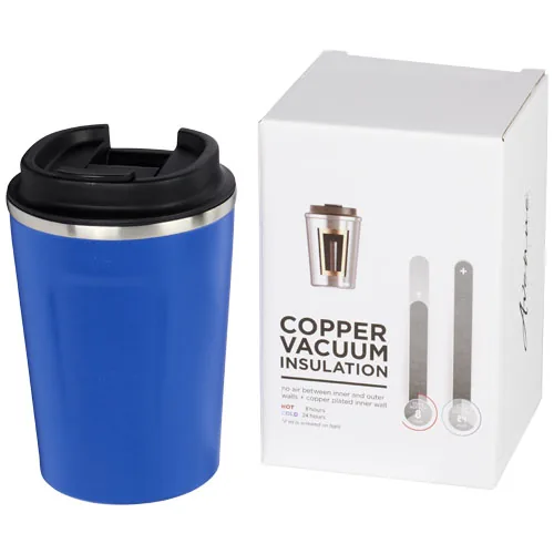 Vaso de 360 ml con aislamiento de cobre al vacío 