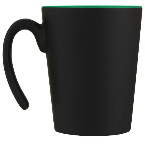 Taza de cerámica con asa de 360 ml 