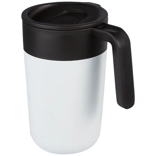 TAZA DE 400 ML CON DOBLE PARED RECICLADA 