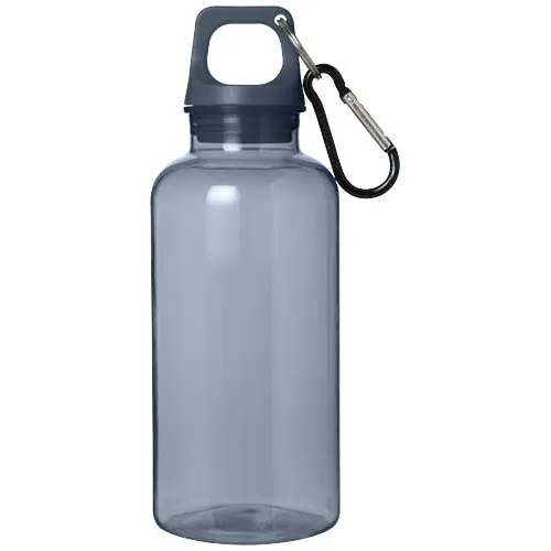 Bidón de 400 ml de plástico reciclado con mosquetón y certificación RCS 