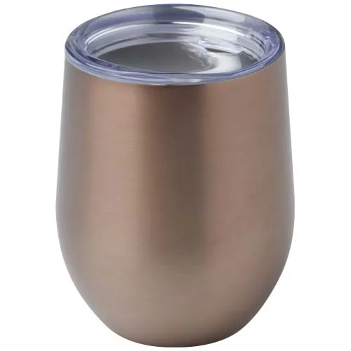 Taza con aislamiento de cobre de 350 ml de acero inóxidable reciclado con certificado RCS 