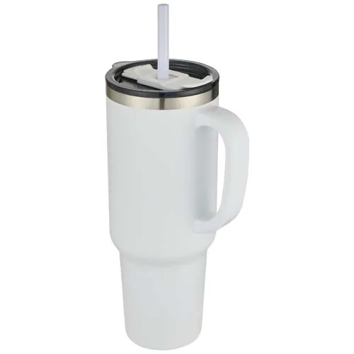 VASO DE COBRE DE 1200 ML CON DOBLE PARED, PAJITA, AISLAMIENTO Y CERTIFICADO RCS 