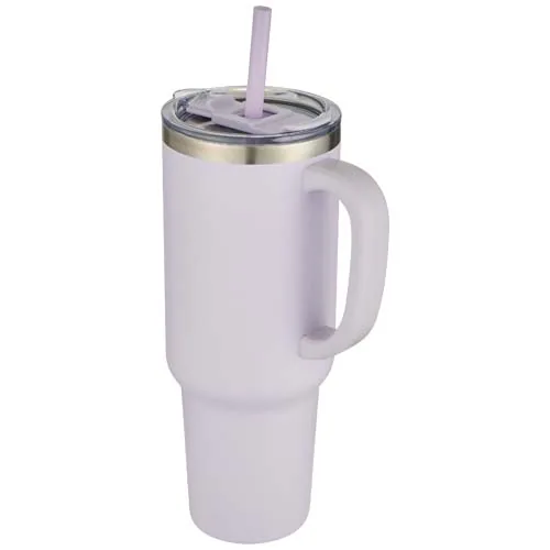 Vaso de cobre de 1200 ml con doble pared, pajita, aislamiento y certificado RCS 