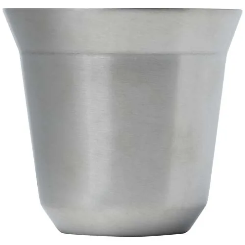 Juego de tazas para espresso de acero inoxidable de 80 ml con certificado RCS 