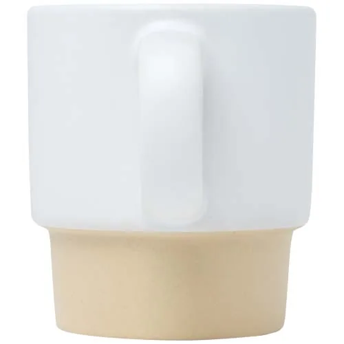 Taza de espresso apilable de 130 ml con fondo de arcilla 