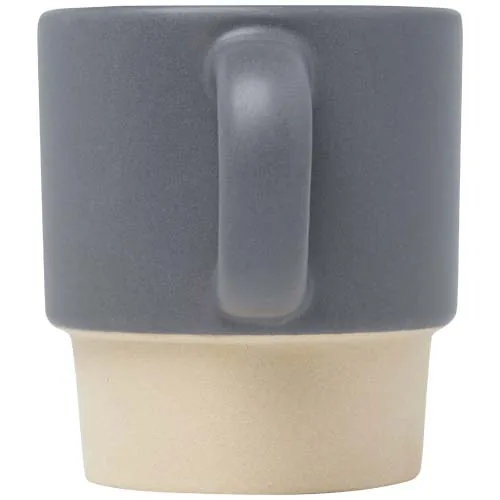 Taza de espresso apilable de 130 ml con fondo de arcilla 