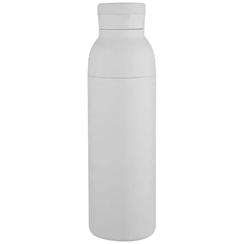 Botella de 650 ml con doble pared aislante de acero inoxidable reciclado RCS 