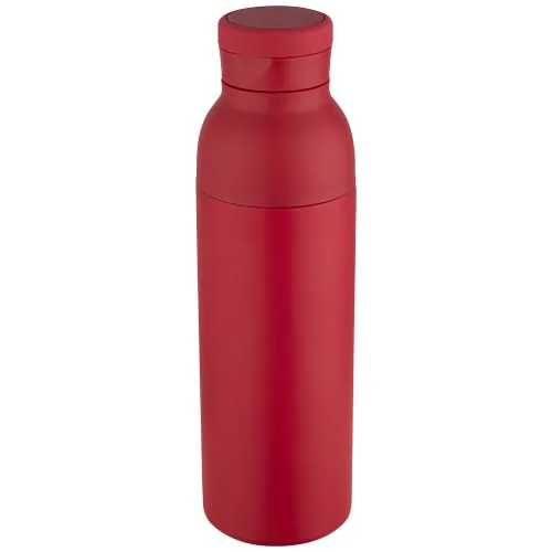 Botella de 650 ml con doble pared aislante de acero inoxidable reciclado RCS 