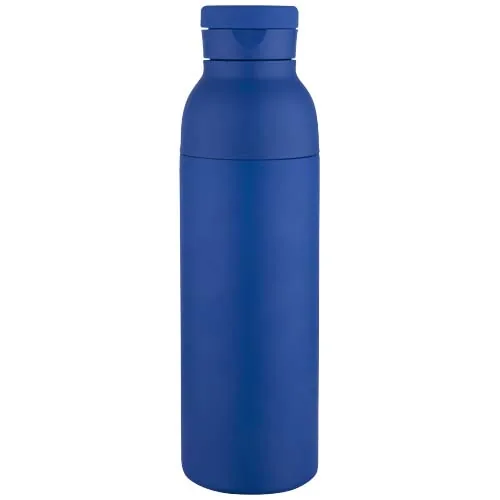Botella de 650 ml con doble pared aislante de acero inoxidable reciclado RCS 