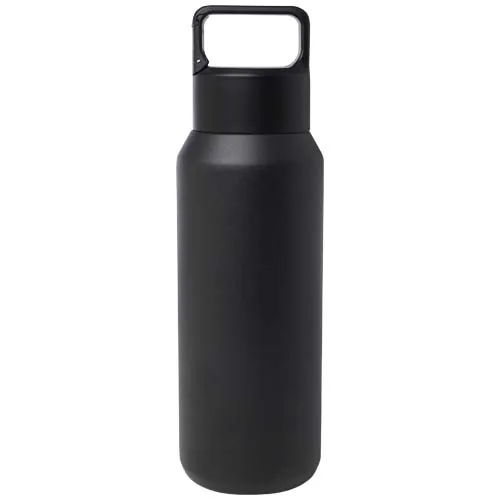 Botella de 600 ml con aislamiento al vacío de cobre en acero inoxidable reciclado con certificado RCS 