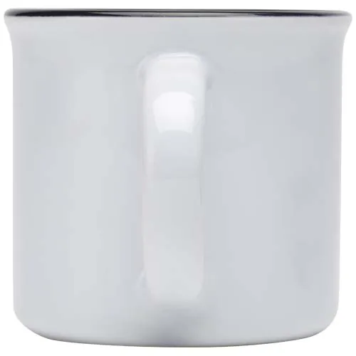 Taza de cerámica de 240 ml “Bari” con acabado brillante