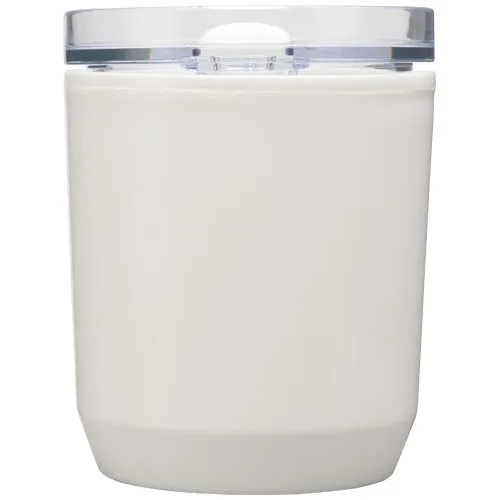 Vaso de doble pared de plástico reciclado de 180 ml 