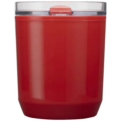 Vaso de doble pared de plástico reciclado de 180 ml 