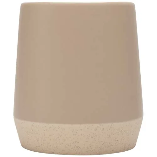 Taza de cerámica de 300 ml con acabado mate 