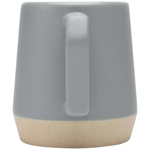 Taza de cerámica de 300 ml con acabado mate 