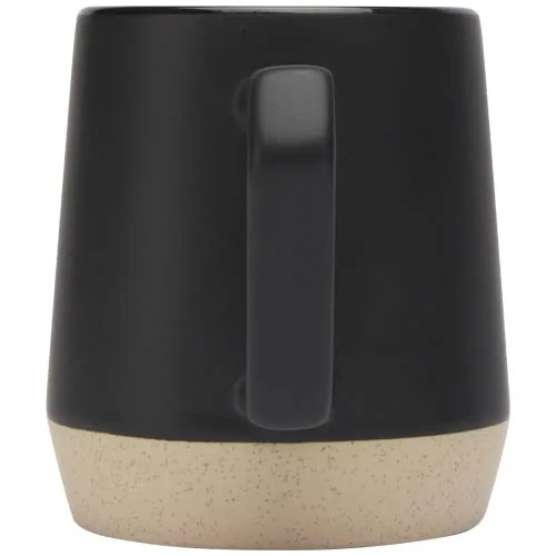 Taza de cerámica de 300 ml con acabado mate 