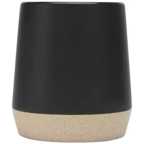 Taza de cerámica de 300 ml con acabado mate 