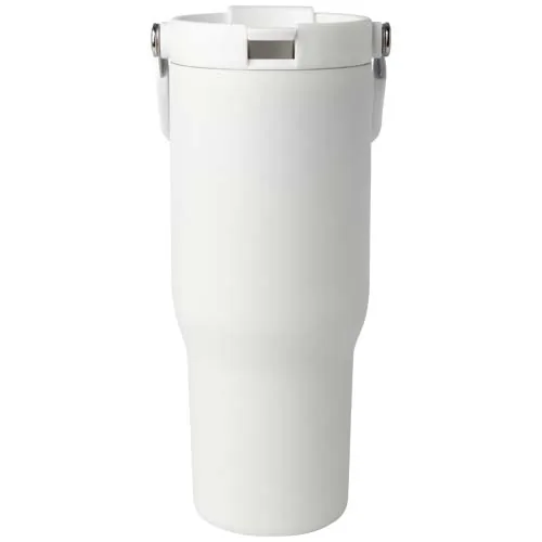 Vaso con aislamiento al vacío de cobre de acero inoxidable reciclado certificado RCS de 900 ml y con tapa de doble función 