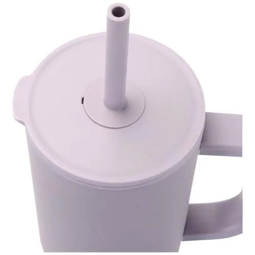 Vaso con aislamiento de 900 ml con certificado RCS y pajita de silicona 