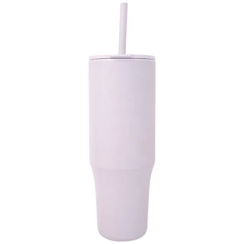 Vaso con aislamiento de 900 ml con certificado RCS y pajita de silicona 