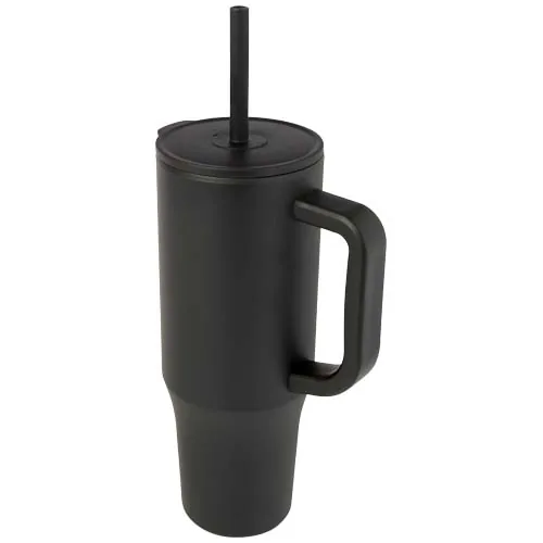 Vaso con aislamiento de 900 ml con certificado RCS y pajita de silicona 