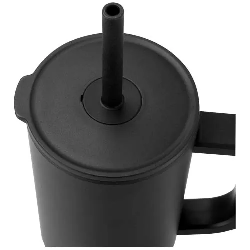 Vaso con aislamiento de 900 ml con certificado RCS y pajita de silicona 