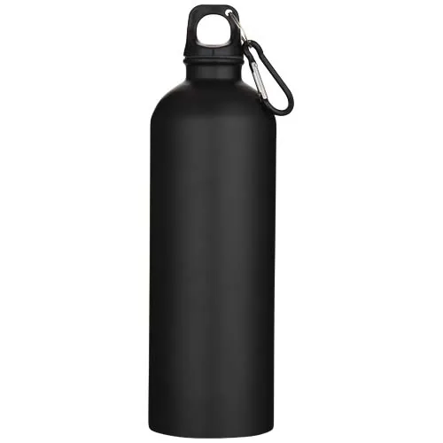 Botella de 750 ml de acero inoxidable mate reciclado con certificado RCS con mosquetón 