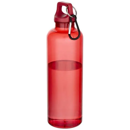 Bidón de 750 ml de plástico reciclado con certificado RCS y mosquetón 