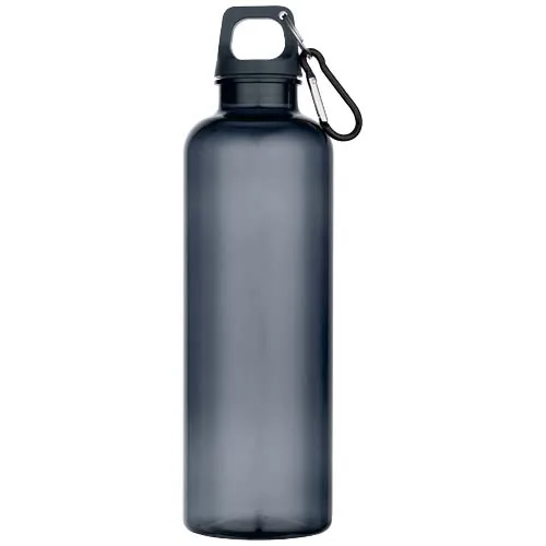 Bidón de 750 ml de plástico reciclado con certificado RCS y mosquetón 