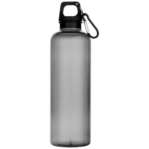 Bidón de 750 ml de plástico reciclado con certificado RCS y mosquetón 