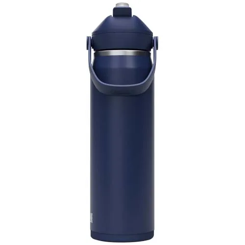 Botella de 740 ml de acero inoxidable con pajita abatible 