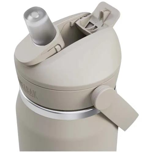 Botella de 740 ml de acero inoxidable con pajita abatible 