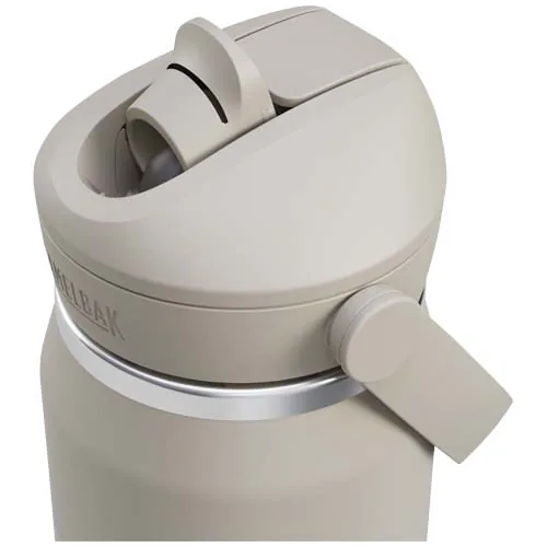 Botella de 740 ml de acero inoxidable con pajita abatible 