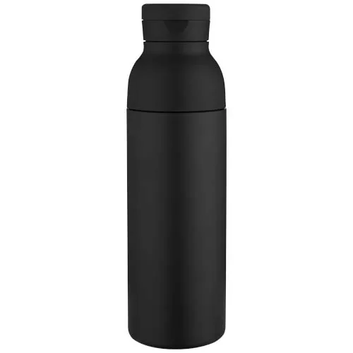 Botella de 650 ml de acero inoxidable reciclado con certificado RCS de doble pared con 3 tapas Iluminate
