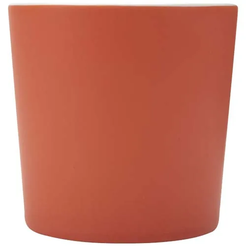 Taza de cerámica de 370 ml con acabado mate 