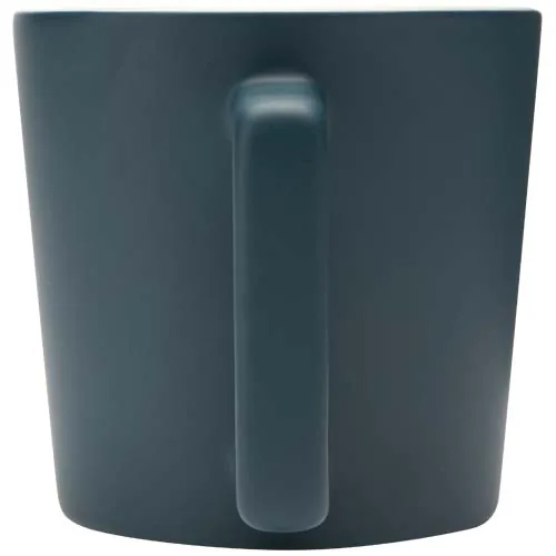 Taza de cerámica de 370 ml con acabado mate 