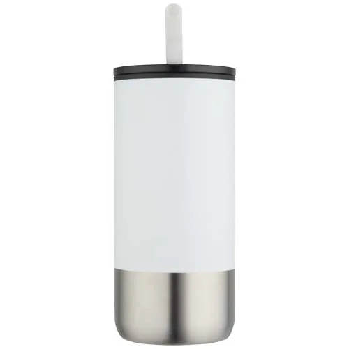 Vaso con aislamiento de 480 ml con certificado RCS y pajita 