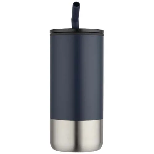 Vaso con aislamiento de 480 ml con certificado RCS y pajita 