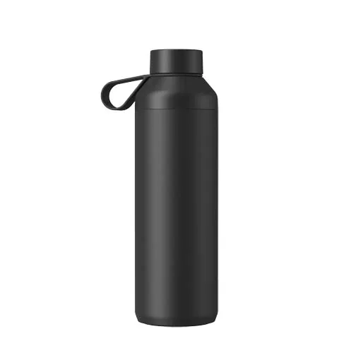 negro obsidiana Botella Ocean Botella de agua Peak 710 ml
