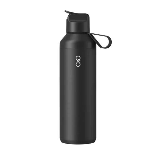 negro obsidiana Botella Ocean Peak GO 710 ml Botella de agua de acero inoxidable reciclado