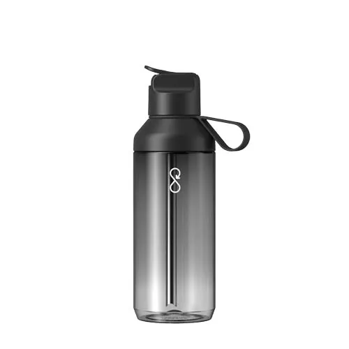 negro obsidiana Botella Océano GO Transparente 710 ml