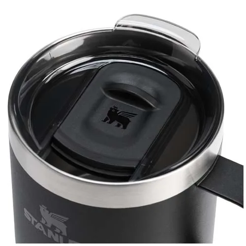 negro intenso Taza de camping Stanley Everyday 350 ml de acero inoxidable
