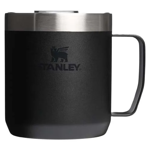 negro intenso Taza de camping Stanley Everyday 350 ml de acero inoxidable