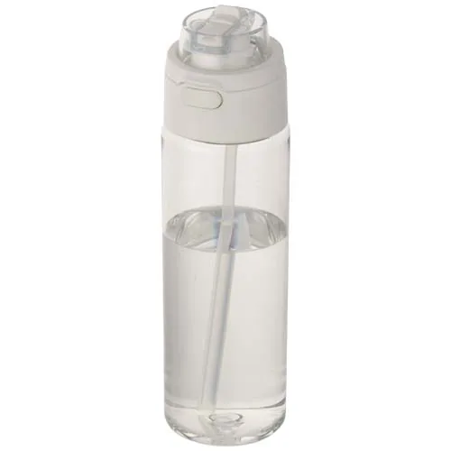 BOTELLA DE AGUA THERON DE 700 ML DE PLÁSTICO RECICLADO RCS CON TAPA DE DOBLE FUNCIÓN Y PAJITA ABATIBLE