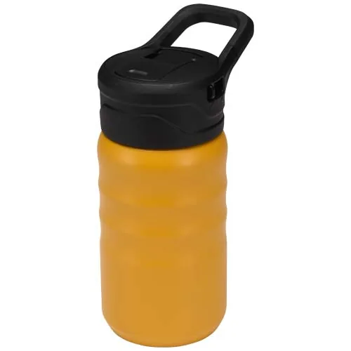 BOTELLA DEPORTIVA KNOX DE 350 ML DE ACERO INOXIDABLE DE DOBLE PARED RECICLADO RCS CON PAJITA ABATIBLE