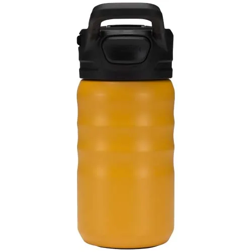 Botella deportiva Knox de 350 ml de acero inoxidable de doble pared reciclado RCS con pajita abatible