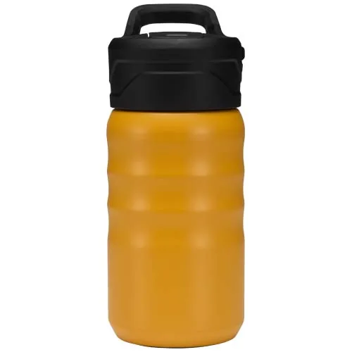 Botella deportiva Knox de 350 ml de acero inoxidable de doble pared reciclado RCS con pajita abatible