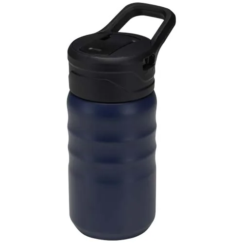 Botella deportiva Knox de 350 ml de acero inoxidable de doble pared reciclado RCS con pajita abatible